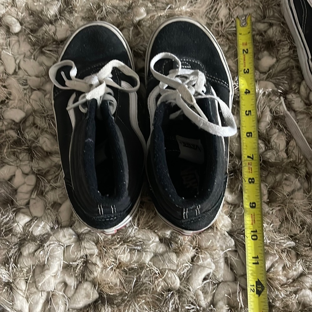 High top kids vans shoes